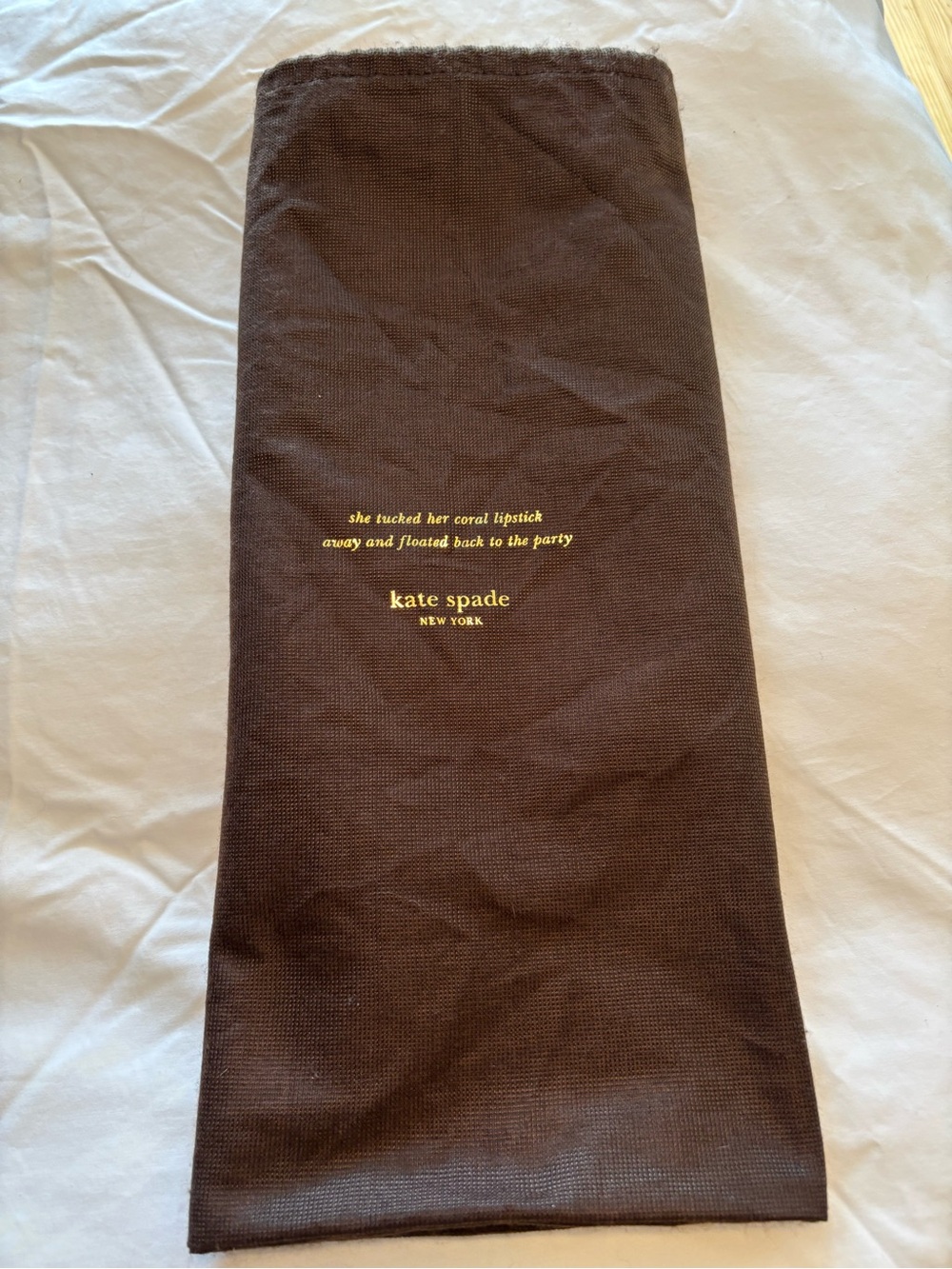 kate spade Two-Tone cream and Black Leather Shoulder Bag signature black tassel - Picture 7 of 14